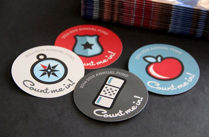 Annual Fund Stickers