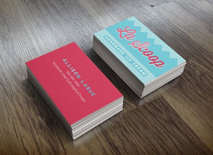 La Scoop Business Cards